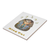 King Tut und Ägypten Fliese (Seite)