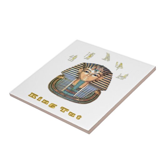 King Tut und Ägypten Fliese (Seite)