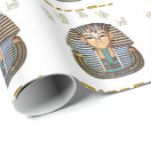 King Tut und Ägypten Geschenkpapier (Rolleneckpunkt)