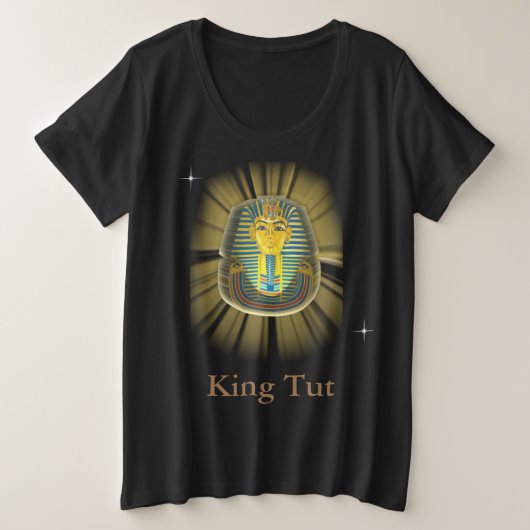 King Tut und Ägypten Große Größe T-Shirt (Design vorne)
