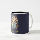 King Tut und Ägypten Zweifarbige Tasse (VorderseiteRechts)