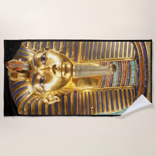 King Tutankamun Beach Handtuch (Vorderseite)
