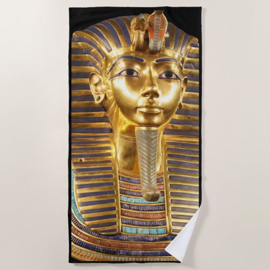 King Tutankamun Beach Handtuch (Vorderseite)
