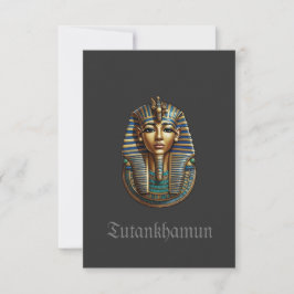 King Tutankhamun Flat Vielen Dank für Ihre Karte