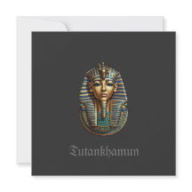 King Tutankhamun Flat Vielen Dank für Ihre Karte