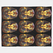 King Tutankhamun, Goldene Maske Fleecedecke (Vorderseite (Horizontal))