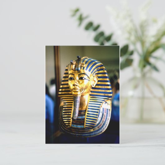 King Tutankhamun Postkarte (Stehend Vorderseite)