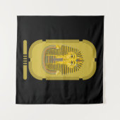 King Tutankhamun Tapestry Wandteppich (Vorderseite (Horizontal))