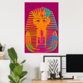 "King Tut's Brillianz" Ägyptische einzigartige Wal Poster (Heimbüro)