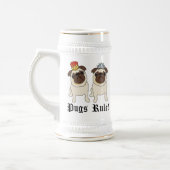 KIng und Queen Mops Tasse (Links)
