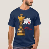 King Valentines Custom My Kingdom Girlfriend T-Shirt (Vorderseite)