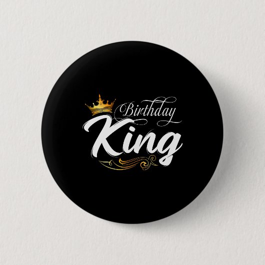 King Vater Daddy Vatervater Day Button (Vorderseite)
