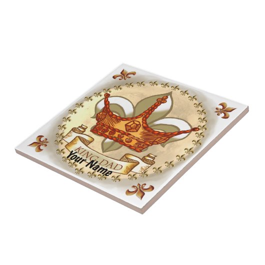 King Vater Royal Crown Fliese (Seite)