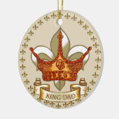 King Vater Royal Crown Keramik Ornament (Links)