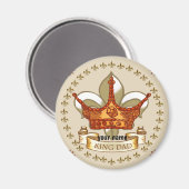 King Vater Royal Crown Magnet (Vorderseite/Rückseite)