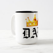 KING VATER ZWEIFARBIGE TASSE (Vorderseite Links)