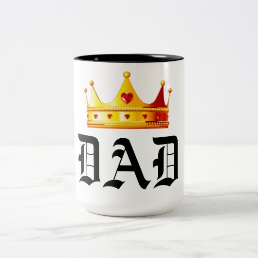 KING VATER ZWEIFARBIGE TASSE (Mittel)