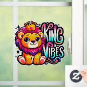 King vibes fensteraufkleber (Zuhause)