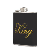 King Vinyl Wrapped Flask Flachmann (Links)