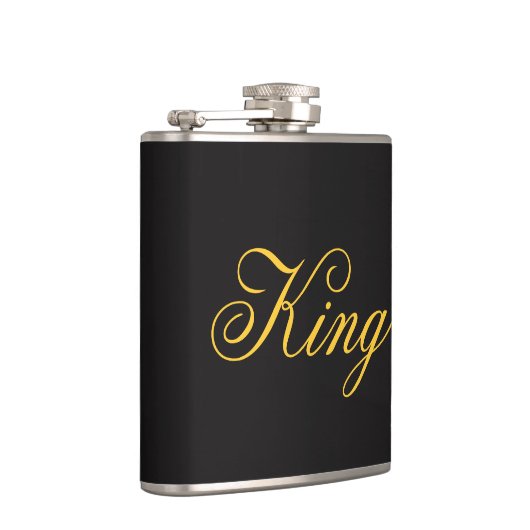 King Vinyl Wrapped Flask Flachmann (Rechts)