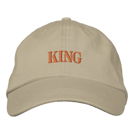 "King" von Style Khaki, anpassbarer Hut (Vorderseite)