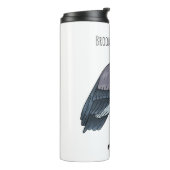 King vulture bird cartoon illustration thermosbecher (Nach links gedreht)