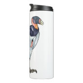 King vulture bird cartoon illustration thermosbecher (Nach rechts gedreht)