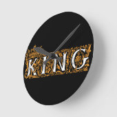 King Wall Clock Runde Wanduhr (Winkel)