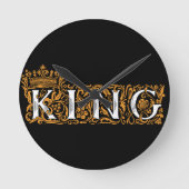 King Wall Clock Runde Wanduhr (Vorderseite)