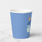 King Whale Sea Animals Kids Party Paper Cup Pappbecher (Rechts)