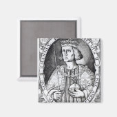 King William II von England, 1618 Magnet (Vorderseite/Rückseite)