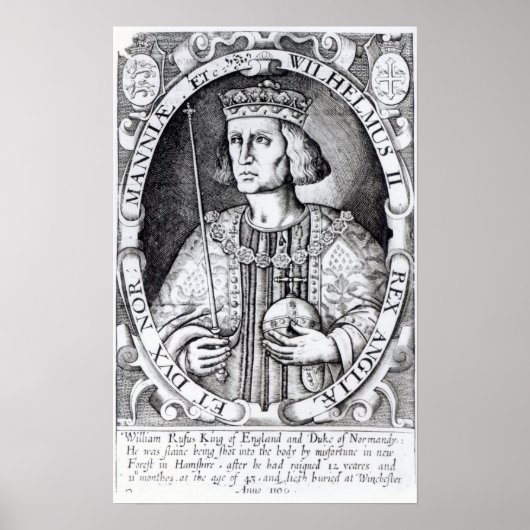 King William II von England, 1618 Poster (Vorne)