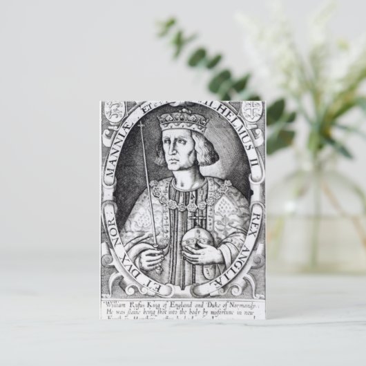 King William II von England, 1618 Postkarte (Stehend Vorderseite)