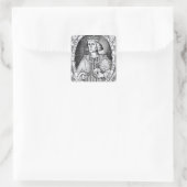 King William II von England, 1618 Quadratischer Aufkleber (Tasche)