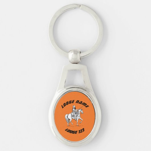 King William of Orange Customizable Orange Order Schlüsselanhänger (Vorderseite)