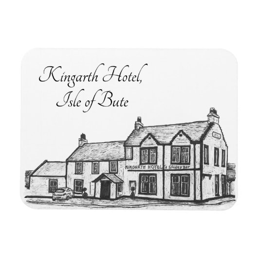Kingarth Hotel, Insel Bute- Magnet (Horizontal)