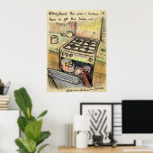 @kingbaird-Irkafirka-Plakat Poster (Heimbüro)