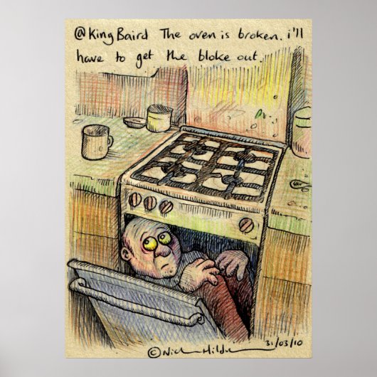 @kingbaird-Irkafirka-Plakat Poster (Vorne)