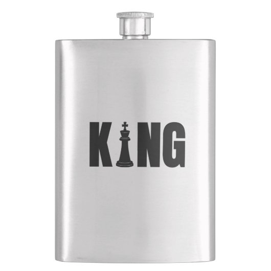 #KingClassicFlask Flachmann (Vorderseite)