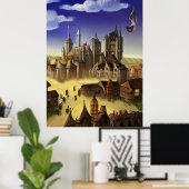 Kingdom Fantasy Digital Art Poster #02 (Heimbüro)