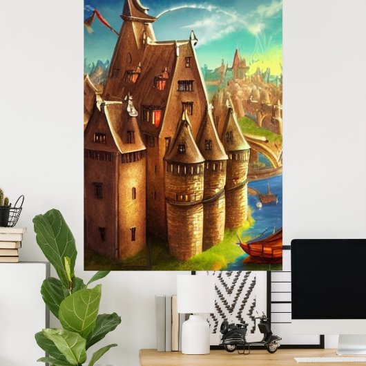 Kingdom Fantasy Digital Art Poster #03 (Heimbüro)