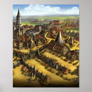 Kingdom Fantasy Digital Art Poster #05