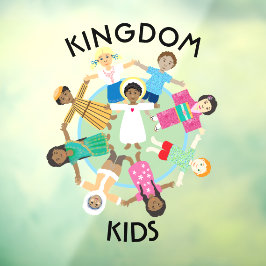 Kingdom Kids Christlich Club Fensteraufkleber
