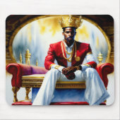 Kingdom Man Black Christlich Art Mouse Pad Mousepad (Vorne)