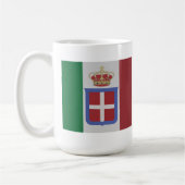 Kingdom of Italy flag  Kaffeetasse (Links)