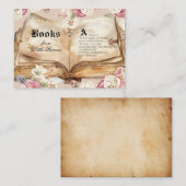 Kingdom Princess Books for Baby Baby Shower Begleitkarte (Vorne/Hinten)