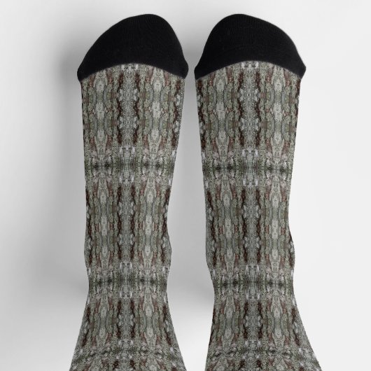 Kingdom Tree Bark Patterned Socken (Oben)