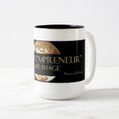 #KINGDOMPRENEUR- IN SEINEM BILD-TM-Schwarzen Zweifarbige Tasse (VorderseiteRechts)