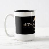 #KINGDOMPRENEUR- IN SEINEM BILD-TM-Schwarzen Zweifarbige Tasse (Links)