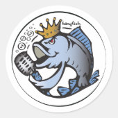 kingfish™ Aufkleber - klein (Vorderseite)